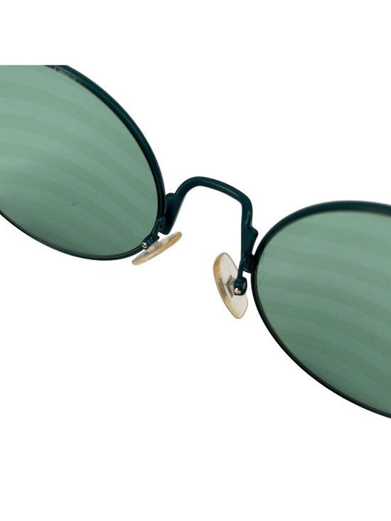 Fendi Round Frame Eyewear Sunglasses 53 22 Green